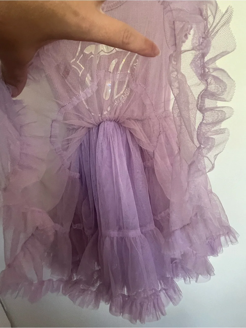Rolling Stones Purple Layered Tulle Skirt Dress Purple Size 3T